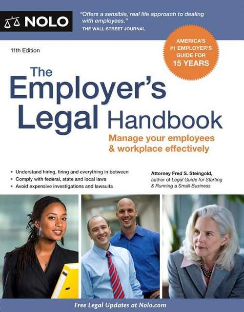 Book cover of The Employer's Legal Handbook (11th Edition)