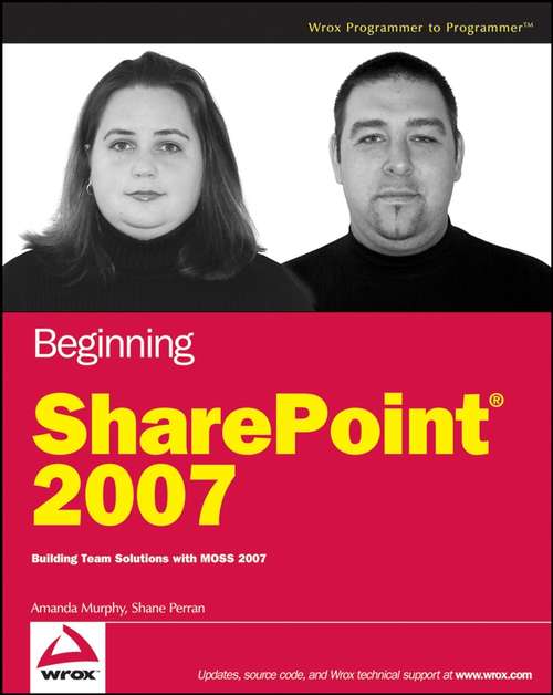 Book cover of Beginning SharePoint 2007