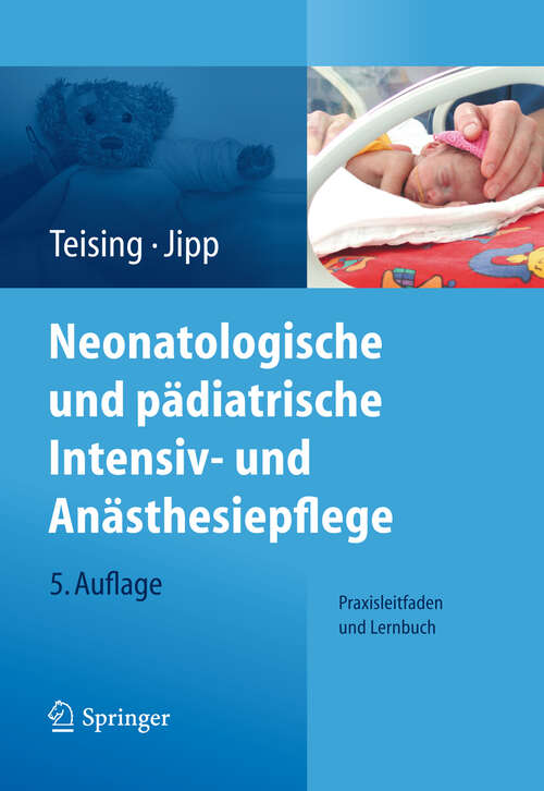 Book cover of Neonatologische und pädiatrische Intensiv- und Anästhesiepflege