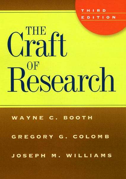 The Craft of Research (3rd edition)
