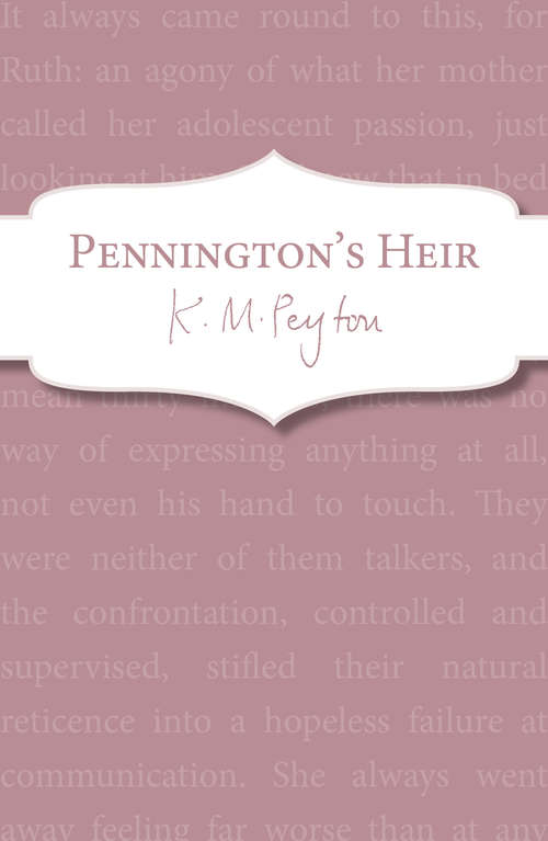 Book cover of Pennington's Heir: Book 3 (Pennington #3)