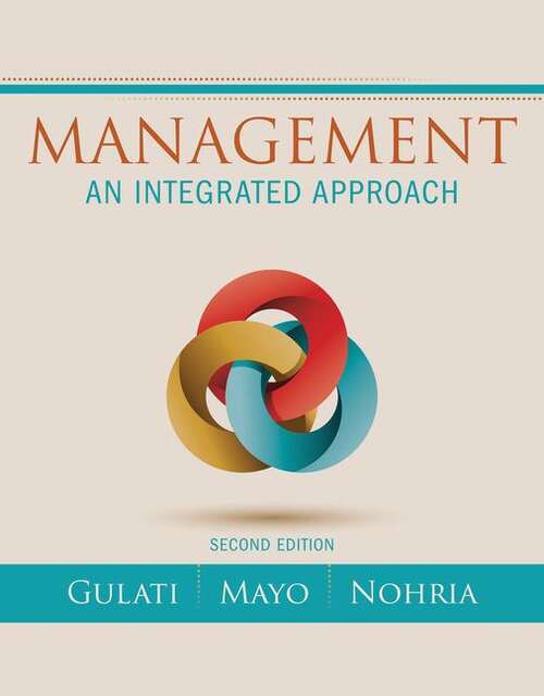 Book cover of Management: An Integrated Approach (2)