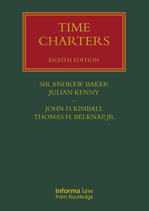 Book cover of Time Charters (8) (Lloyd's Shipping Law Library)
