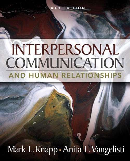 Book cover of Interpersonal Communication and Human Relationships