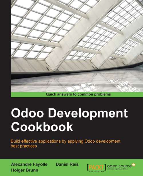 Book cover of Odoo Development Cookbook