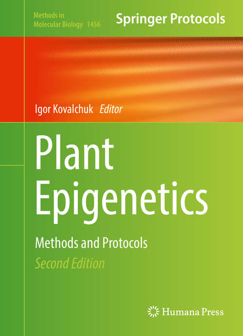 Book cover of Plant Epigenetics