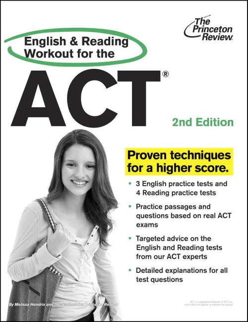 Book cover of English and Reading Workout for the ACT, 2nd Edition