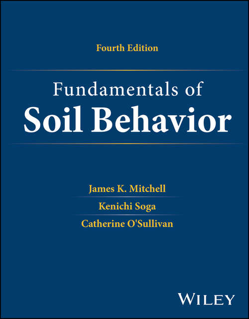 Book cover of Fundamentals of Soil Behavior