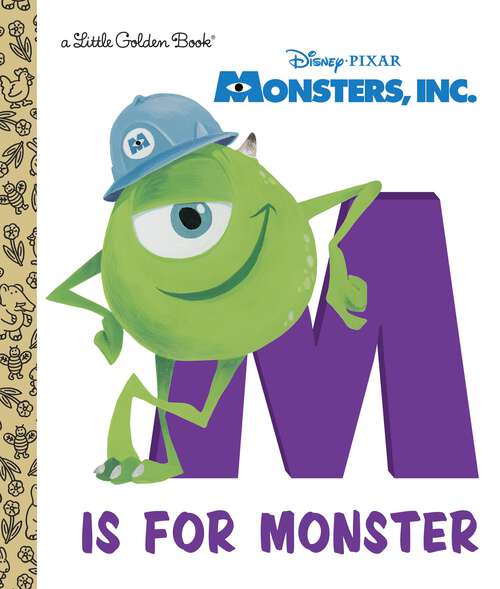 Book cover of M Is for Monster (Little Golden Book)