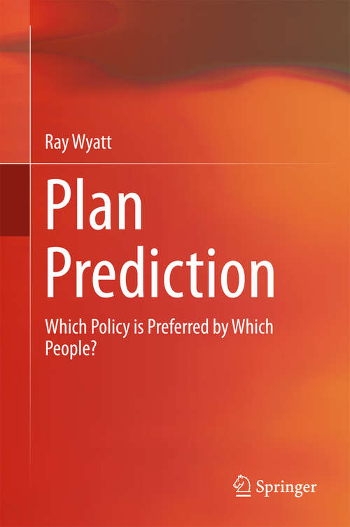 Book cover of Plan Prediction
