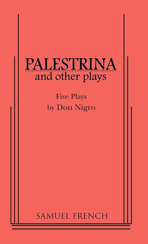 Book cover of Palestrina and Other Plays