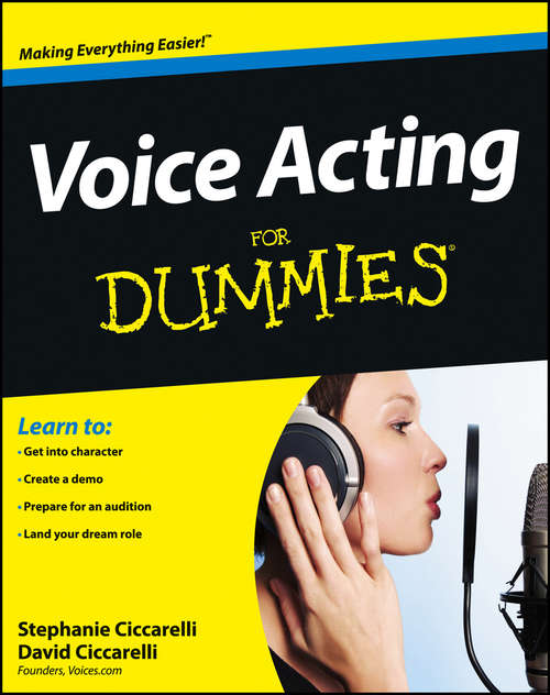 Book cover of Voice Acting For Dummies