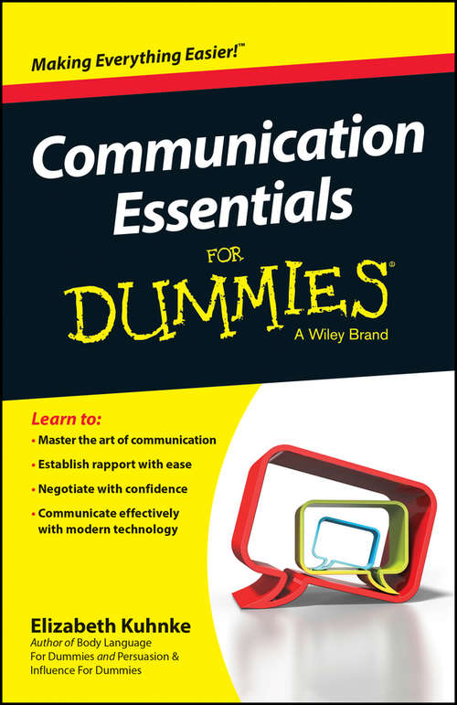 Book cover of Communication Essentials For Dummies