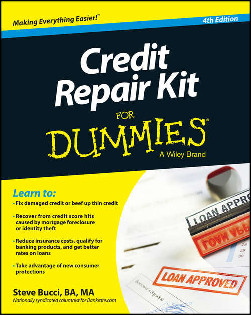 Book cover of Credit Repair Kit For Dummies