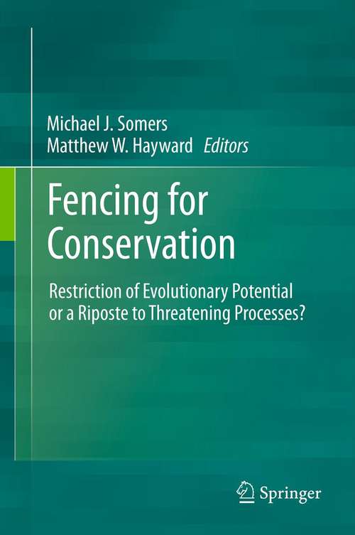 Book cover of Fencing for Conservation