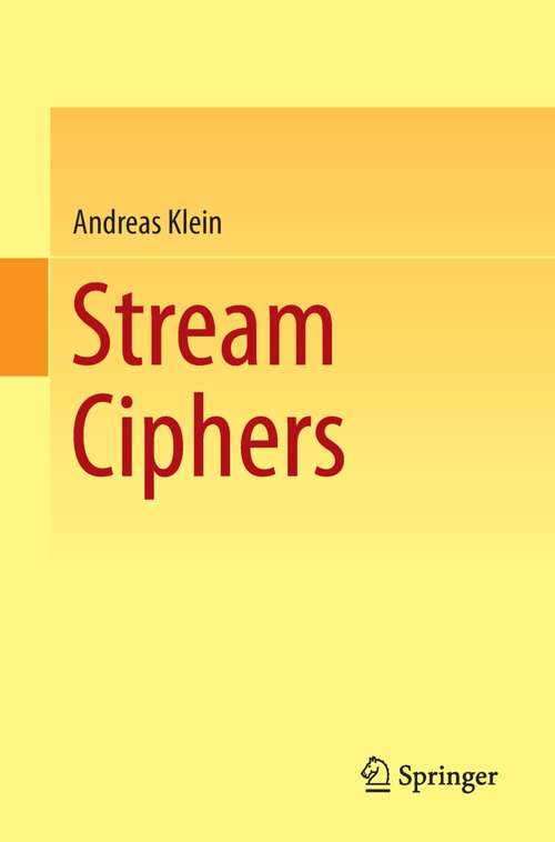 Book cover of Stream Ciphers