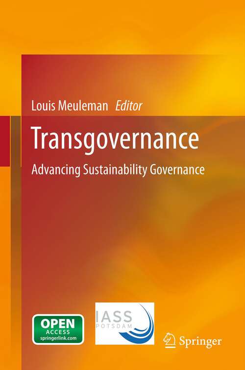 Book cover of Transgovernance