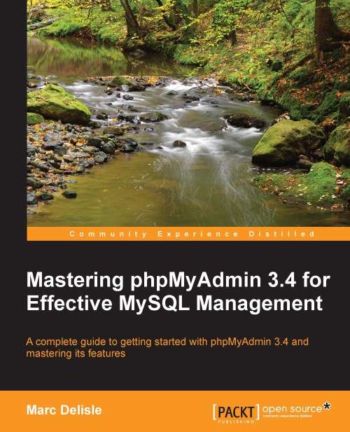 Book cover of Mastering phpMyAdmin 3.1 for Effective MySQL Management