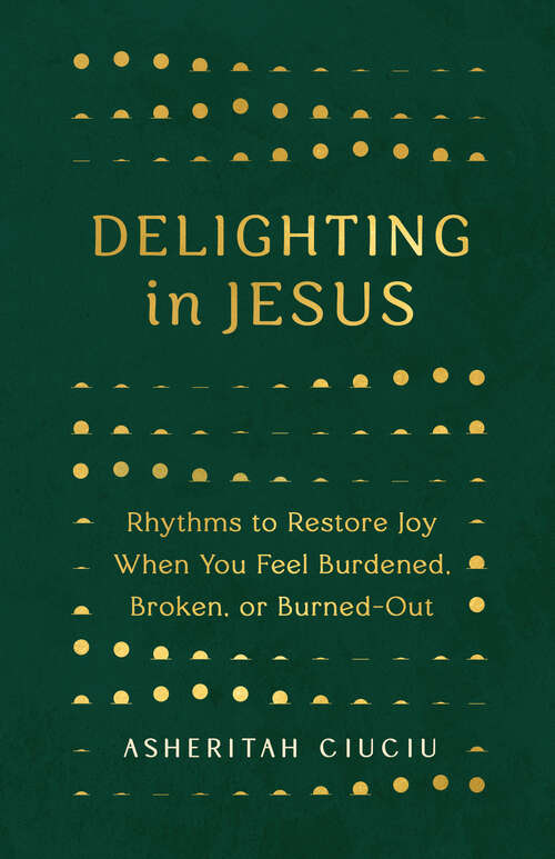 Book cover of Delighting in Jesus: Rhythms to Restore Joy When You Feel Burdened, Broken,  or Burned-Out