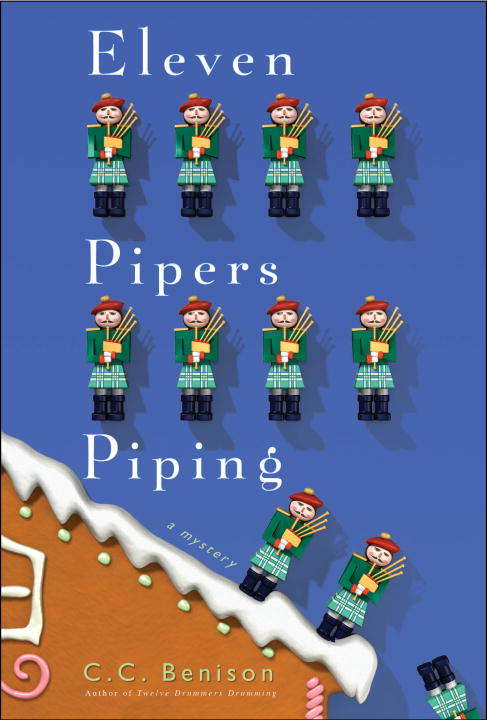 Book cover of Eleven Pipers Piping: A Father Christmas Mystery