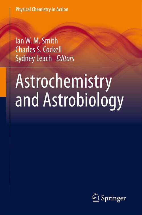 Book cover of Astrochemistry and Astrobiology