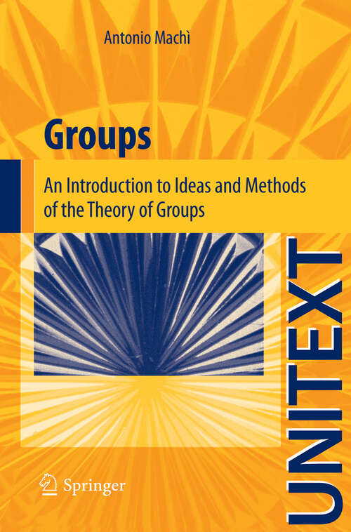 Book cover of Groups