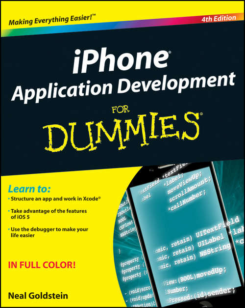 Book cover of iPhone Application Development For Dummies