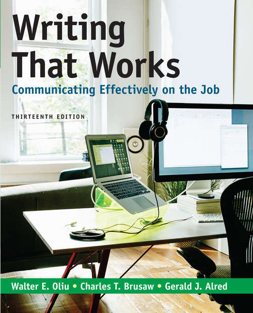 Book cover of Writing That Works: Communicating Effectively On The Job (13)