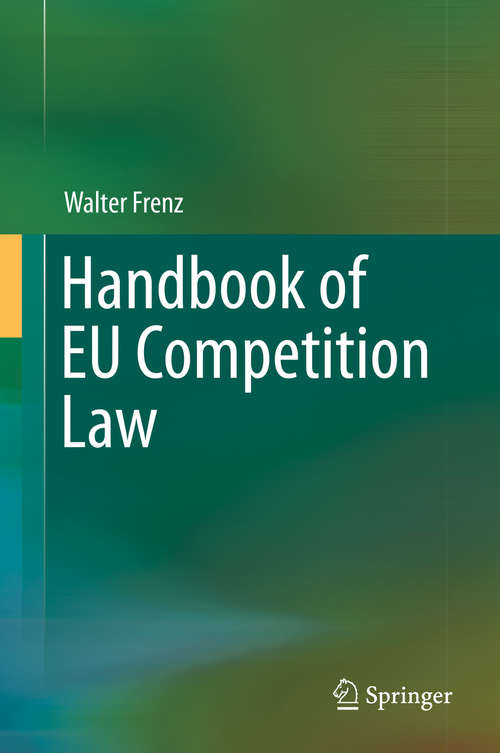 Book cover of Handbook of EU Competition Law