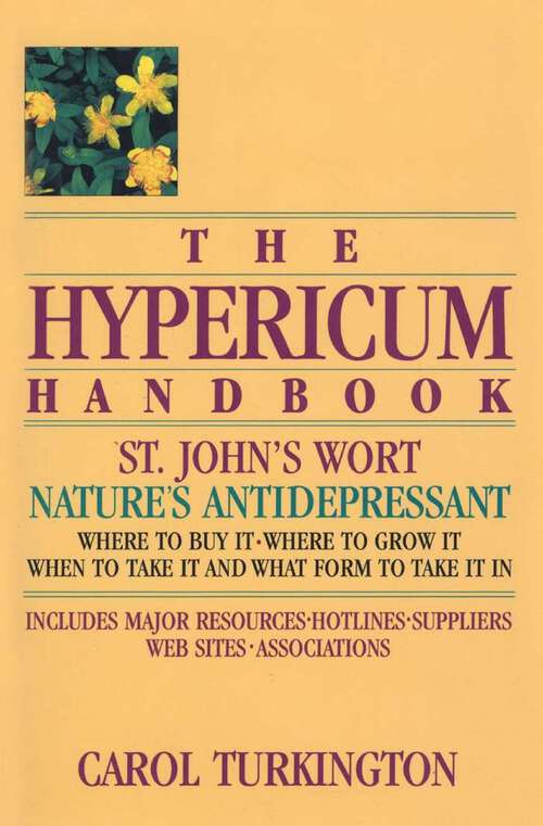 Book cover of The Hypericum Handbook: Nature's Antidepressant