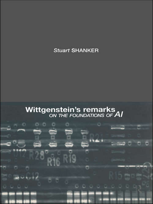 Book cover of Wittgenstein's Remarks on the Foundations of AI
