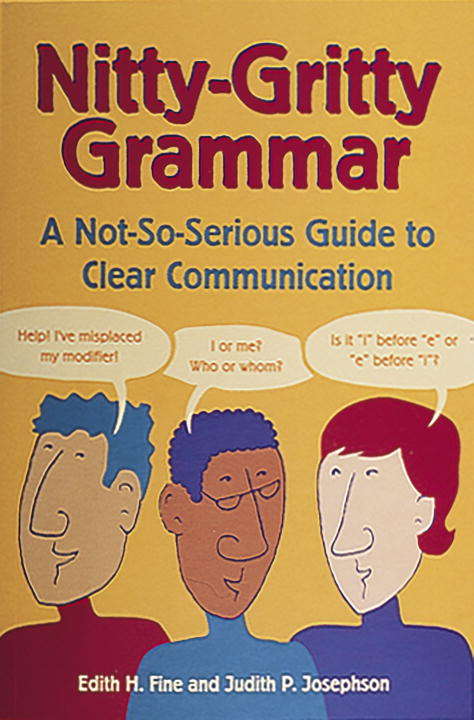 Book cover of Nitty-Gritty Grammar