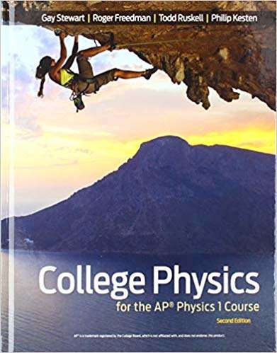 Book cover of College Physics for the AP® Physics 1 Course (2nd Edition)