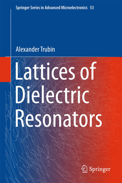 Book cover of Lattices of Dielectric Resonators