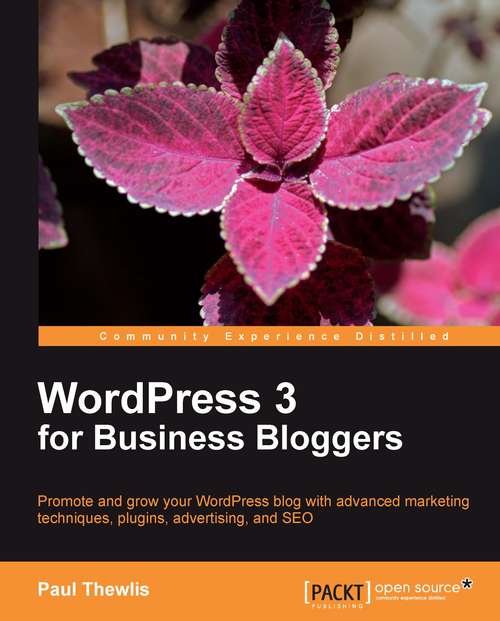 Book cover of WordPress for Business Bloggers