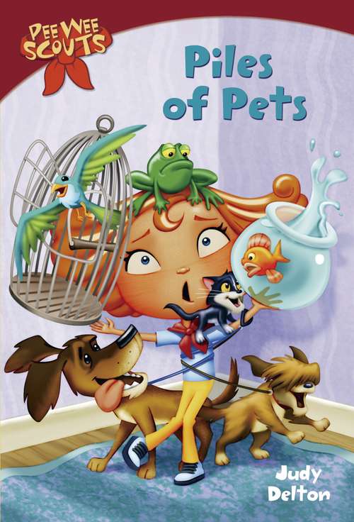 Book cover of Pee Wee Scouts: Piles of Pets (Pee Wee Scouts)