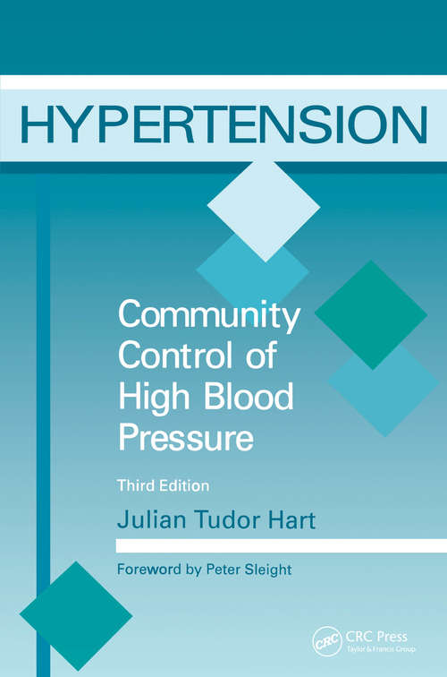 Book cover of Hypertension: Community Control of High Blood Pressure, Third Edition (3)