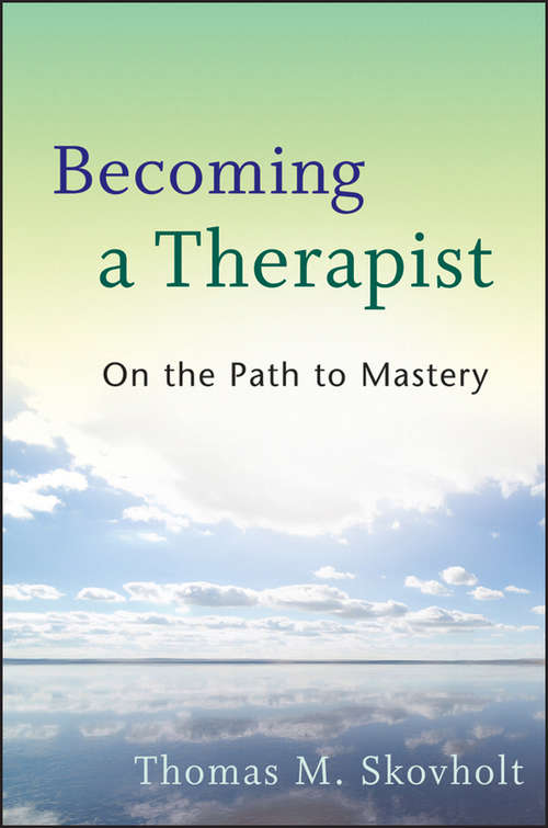 Book cover of Becoming A Therapist