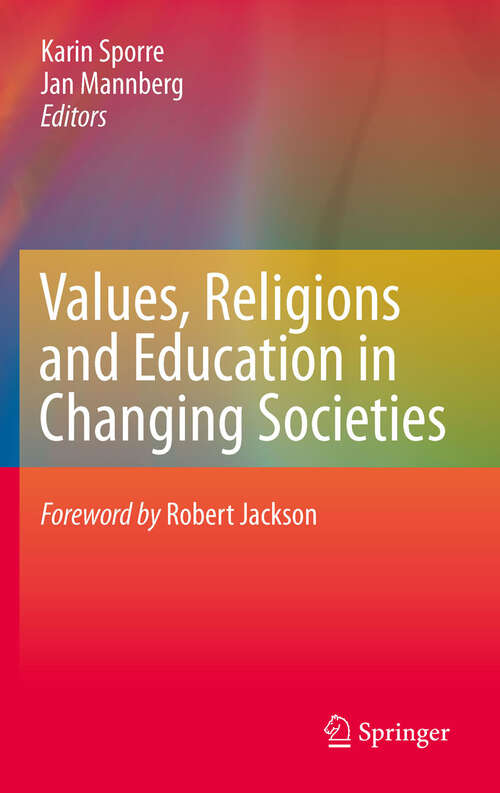 Book cover of Values, Religions and Education in Changing Societies