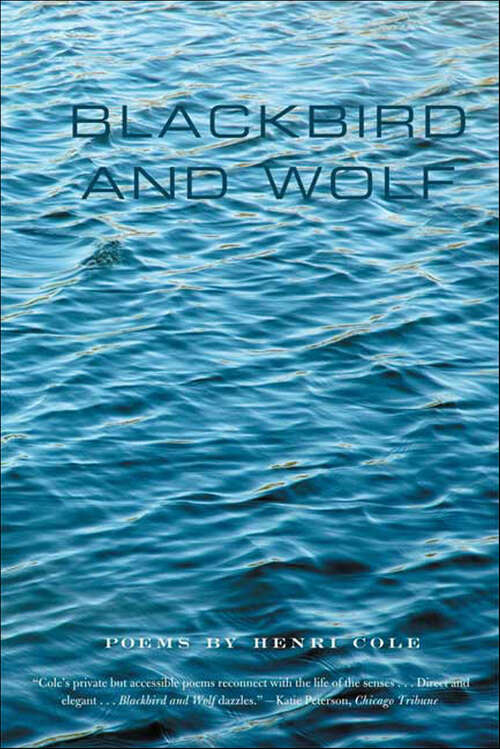 Book cover of Blackbird and Wolf: Poems