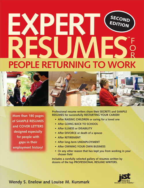 Book cover of Expert Resumes for People Returning to Work