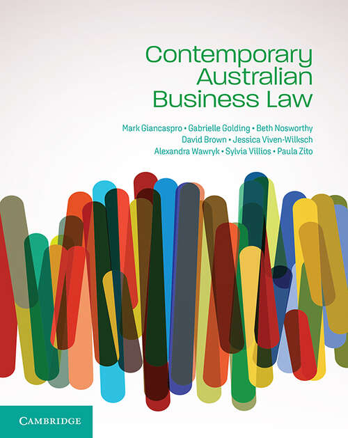 Contemporary Australian Business Law