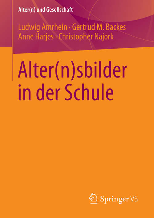 Book cover of Alter(n)sbilder in der Schule