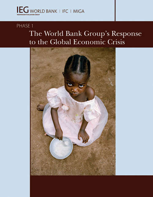 Book cover of The World Bank Group's Response to the Global Economic Crisis