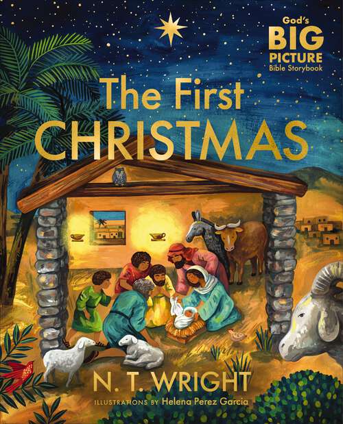 Book cover of The First Christmas: The Bible’s Nativity Story (God’s Big Picture Bible Stories)