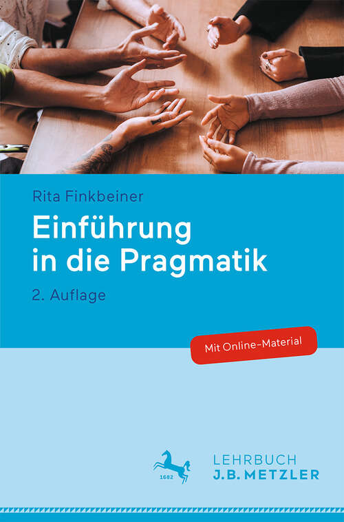 Book cover of Einführung in die Pragmatik (2. Auflage 2025)