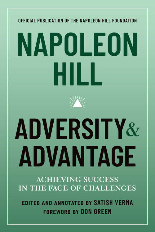 Book cover of Napoleon Hill: Achieving Success in the Face of Challenges