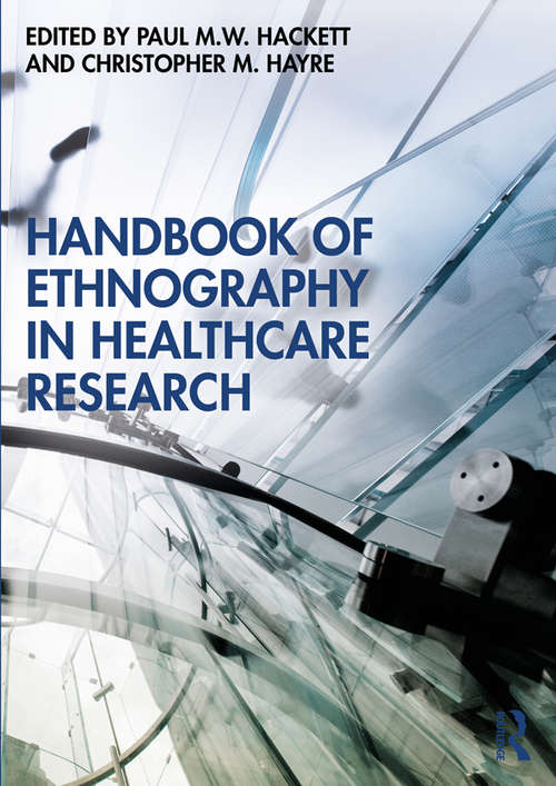Book cover of Handbook of Ethnography in Healthcare Research