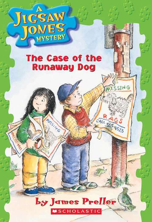 Book cover of The Case of the Runaway Dog (Jigsaw Jones Mystery #7)