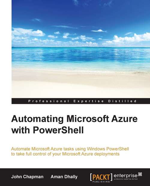 Book cover of Automating Microsoft Azure with PowerShell